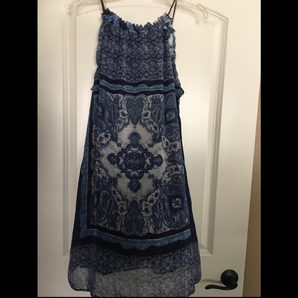 MNG super cute print sundress size large.